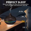 550ml Wood Grain Ultrasonic Essential Oil Humidifier