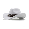 Stylish Roll Up Brim Western Cowboy Hat