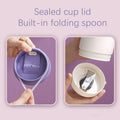 Portable Stainless Steel Mug With Spoon