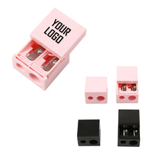 Square Pencil Sharpener With Two Holes