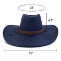 Suede Travel Cowboy Hat