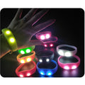 LED Flashing Silicone Personalised Wristband