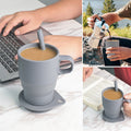 Silicone Foldable Portable Coffee Cup with Straw