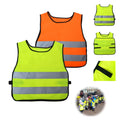Kids High Vis Reflective Safety Vest with Elastic Strap