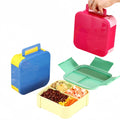 Flip-Top Sealed Three-Compartment Lunch Box