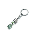 Dried Flower Glass Bottle Pendant Keychain