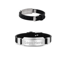 Stainless Steel Silicone Bracelet