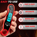 Instant Read Meat Thermometer For Grill And Cooking