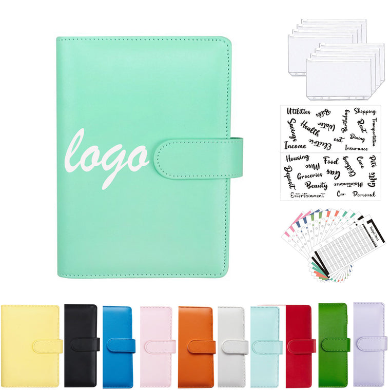 Pu Leather A6 Ring Binder With Multiple Budget