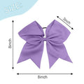 Jumbo 8 Inch Cheer Hair Bow With Elastic Holder