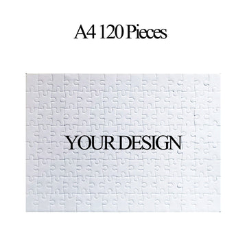 A4 Blank Pearlized 120 Pieces Jigsaw Puzzle