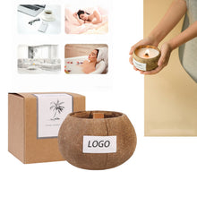 Natural Coconut Shell Aromatherapy Candle (Soy Wax)