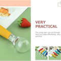 Silicone Handle Hanging Hole Ice Cream Piller Spoon