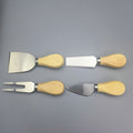 Stainless Steel Cheese Knife Set Of 4 With Box