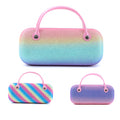 Portable Sunglasses Pouch Hard Shell with Handle