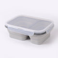 32 Fl Oz Two Compartments Silicone Collapsible Lunchbox