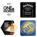 Customized Shape Absorbent Paper Coaster-Full Color