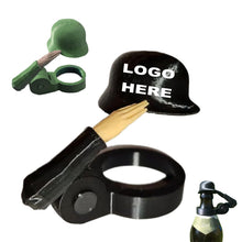 Soldier Salute Beer Bottle Helmet Cap