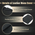8.5 x 11 Inches 2 Views Dinner Menu Cover