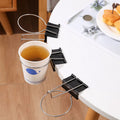 Portable Metal Desktop Cup Holder/ Cup Stand/ Long Tail Clip