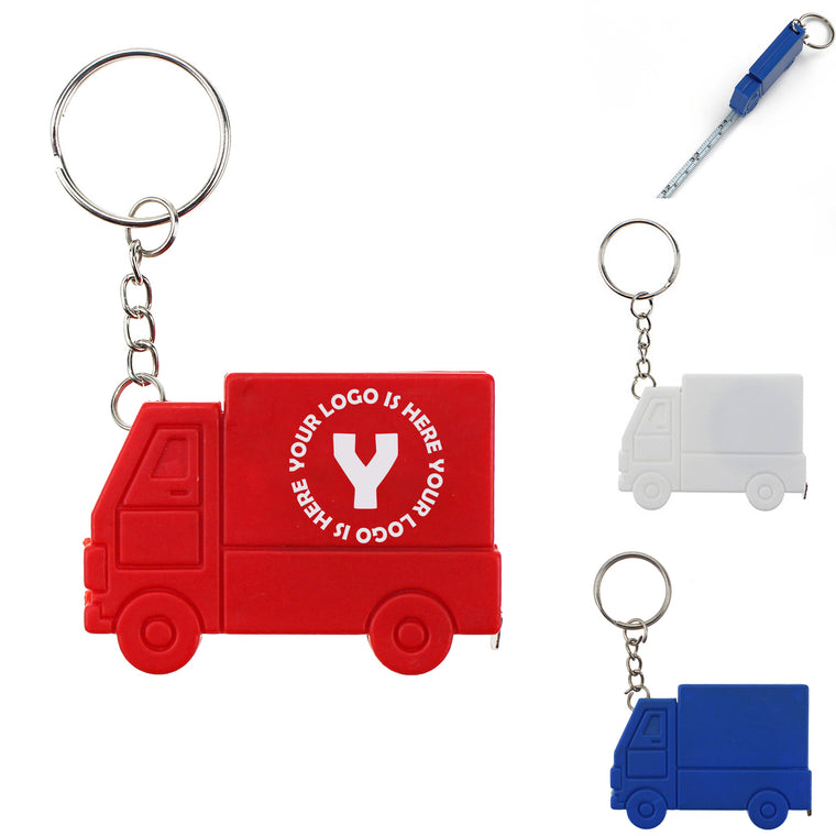 Mini Truck Shape Tape Measure Keychain