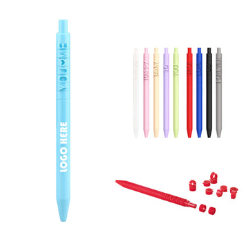 Colorful DIY Letter Ballpoint Pens