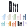 3 Piece Reusable Utensils Set With Case(Knife, Fork, Spoon)