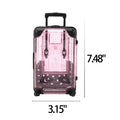 Mini Suitcase Makeup Organizer with Phone Stand