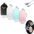 130dB Self Defense Siren Keychain Emergency LED Flashlight