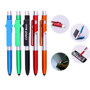 Phone Holder Led Light Ballpoint Pen