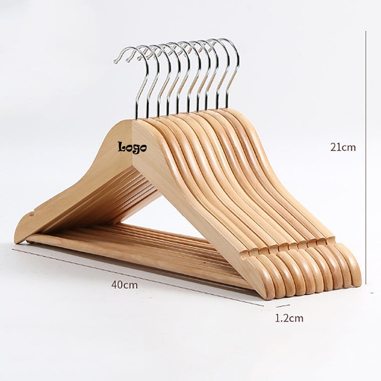 Non-Slip Wood Hangers
