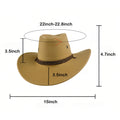 Western Suede Cowboy Hat