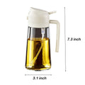 Spray-Pour Dual-Function Glass Oil Spray Bottle