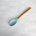 Kitchen Wooden Handle Silicone Spoon