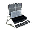 Durable Transparent Plastic Fishing Bait Tackle Box
