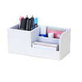 Office Leather Storage Pen Holder