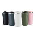 Vacuum Stainless Steel Coffee Cup With Lid