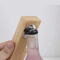 Bamboo Bottle Opener W/Level