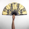Bamboo Frame Full-Color Folding Hand Fan Large Size