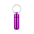 Aluminum Alloy Mini Pill Case Keychain