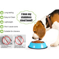 Stainless Steel Pet Feeding Dish Bowl
