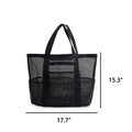 Foldable Beach Tote With Pockets