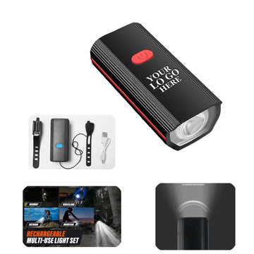Rechargeable 2 In 1 Bicycle Light Horn