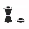 17 Oz Silicone Collapsible Water Bottle Cup With Carabiner
