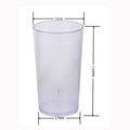 12 oz. SAN Plastic Mixing / Pint Glass
