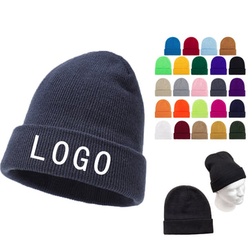 Knit Beanie With Cuff