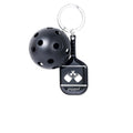 Pickleball Racket Zinc Alloy Keychain