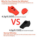 Abs Plastic Emergency Cheer Whistle With Lanyard