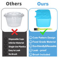 Silicone Salad Dressing Container