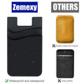 Silicone Phone Wallet Stick On Double Card Holder